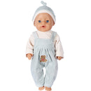 Cute Doll Outfit for 17 Inch 43cm Dolls New Baby Born Doll Clothes Accessories Reborn Doll Plush Jumpsuit Baby Birthday Gift