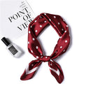 2022 Summer Luxury Brand Silk Scarf Square Women Shawls And Wraps Fashion Office Small Hair Neck Hijabs Foulard Scarves 70*70cm