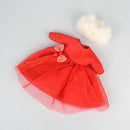 Ropa de muñeca Bjd de 6 pulgadas para muñecas, juguetes de 16cm, vestido de boda, ropa de temporada Primavera Verano Otoño Invierno, traje de pieles para niñas de 15cm