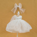 Ropa de muñeca Bjd de 6 pulgadas para muñecas, juguetes de 16cm, vestido de boda, ropa de temporada Primavera Verano Otoño Invierno, traje de pieles para niñas de 15cm