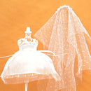 Ropa de muñeca Bjd de 6 pulgadas para muñecas, juguetes de 16cm, vestido de boda, ropa de temporada Primavera Verano Otoño Invierno, traje de pieles para niñas de 15cm