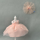 Ropa de muñeca Bjd de 6 pulgadas para muñecas, juguetes de 16cm, vestido de boda, ropa de temporada Primavera Verano Otoño Invierno, traje de pieles para niñas de 15cm