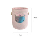Kids Toy Clothing Storage Bucket Folding Laundry Basket Storage Barrel Dirty Laundry Organizer Holder Barrel Panier De Rangement