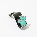 1PCS Creative Cartoon Car Seat Hanger Hook Car Accessories Holder Hook Mask Holder Space-saving Car Organizer Stand Bag Holder