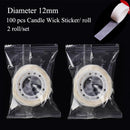 1 Roll 200 Feet 61M White Candle Wick Cotton Candle Woven Wick  For DIY Candle Making Material Smokeless Wax Pure Cotton Core