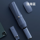 New Xiaomi Automatic Folding Umbrella With Led Light Windproof Large Rain Umbrellas Portable Outdoor Parasol For Men Women