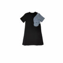 Niños niños niñas primavera verano algodón jersey denim familia vestido a juego tops 12M a 14 años bebé adolescente niños ropa TB1156