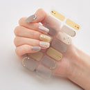 Four Sorts of Nail Stickers Fashion Nail Wraps Self Adhesive Manicure Decoracion Nail Strips Nail Sticker Set Nail Art
