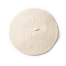 Boinas de lana para mujer, estilo de artista francés, gorro de invierno cálido, boina Retro lisa, Color sólido, gorras elegantes de otoño a juego para mujer