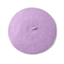 Boinas de lana para mujer, estilo de artista francés, gorro de invierno cálido, boina Retro lisa, Color sólido, gorras elegantes de otoño a juego para mujer