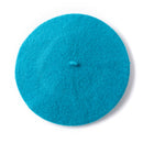 Boinas de lana para mujer, estilo de artista francés, gorro de invierno cálido, boina Retro lisa, Color sólido, gorras elegantes de otoño a juego para mujer