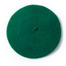 Boinas de lana para mujer, estilo de artista francés, gorro de invierno cálido, boina Retro lisa, Color sólido, gorras elegantes de otoño a juego para mujer