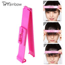 Brainbow 1PC Pink Hair Cutting Ruler Hair Trimmer Scissors Bangs Clipper DIY Trim Bangs Hair Pins&amp;Clips for Hair Cutting Neatly