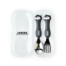 Tableware Cartoon Kids Spoon and Fork Set Dessert Spoon for Children Fork Baby Gadgets Feedkid Children&