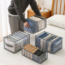 Fordable Jeans Storage Box Separation Clothes Underwear Pants Compartment Storage Closet Drawer Wardrobe Divider Home Organizer