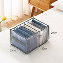 Fordable Jeans Storage Box Separation Clothes Underwear Pants Compartment Storage Closet Drawer Wardrobe Divider Home Organizer