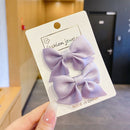 ¡Novedad de 2022! Accesorios para el cabello con lazo para niñas pequeñas, Clips rojos de red para niñas de verano, horquillas para bebés, pinzas para el cabello para niños, regalos