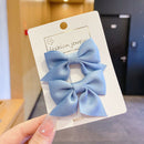 ¡Novedad de 2022! Accesorios para el cabello con lazo para niñas pequeñas, Clips rojos de red para niñas de verano, horquillas para bebés, pinzas para el cabello para niños, regalos