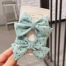 ¡Novedad de 2022! Accesorios para el cabello con lazo para niñas pequeñas, Clips rojos de red para niñas de verano, horquillas para bebés, pinzas para el cabello para niños, regalos