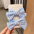 ¡Novedad de 2022! Accesorios para el cabello con lazo para niñas pequeñas, Clips rojos de red para niñas de verano, horquillas para bebés, pinzas para el cabello para niños, regalos