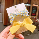 ¡Novedad de 2022! Accesorios para el cabello con lazo para niñas pequeñas, Clips rojos de red para niñas de verano, horquillas para bebés, pinzas para el cabello para niños, regalos