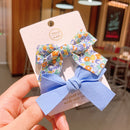 ¡Novedad de 2022! Accesorios para el cabello con lazo para niñas pequeñas, Clips rojos de red para niñas de verano, horquillas para bebés, pinzas para el cabello para niños, regalos