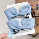 ¡Novedad de 2022! Accesorios para el cabello con lazo para niñas pequeñas, Clips rojos de red para niñas de verano, horquillas para bebés, pinzas para el cabello para niños, regalos