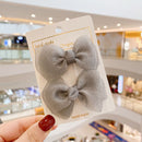 ¡Novedad de 2022! Accesorios para el cabello con lazo para niñas pequeñas, Clips rojos de red para niñas de verano, horquillas para bebés, pinzas para el cabello para niños, regalos