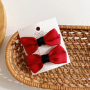 ¡Novedad de 2022! Accesorios para el cabello con lazo para niñas pequeñas, Clips rojos de red para niñas de verano, horquillas para bebés, pinzas para el cabello para niños, regalos