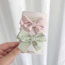 ¡Novedad de 2022! Accesorios para el cabello con lazo para niñas pequeñas, Clips rojos de red para niñas de verano, horquillas para bebés, pinzas para el cabello para niños, regalos