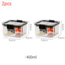 Different Capacity Food Storage Container Plastic Kitchen Refrigerator Noodle Box Multigrain Storage Tank Transparent Sealed Can