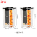 Different Capacity Food Storage Container Plastic Kitchen Refrigerator Noodle Box Multigrain Storage Tank Transparent Sealed Can