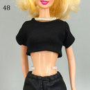 Multi Style Denim 11.5&quot;Jeans Bottoms Shorts For Doll Clothes Outfits Short Pants For Blythe 1/6 Dolls Accessories