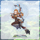 Genshin Impact Action Figures Acrylic Stand Model Genshin Raiden Shogun Kokomi DIY Desk Decor Standing Sign Collection Ornament