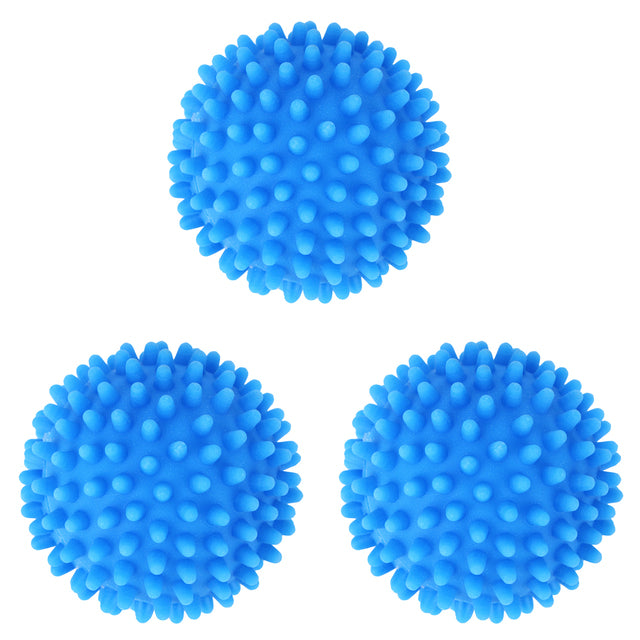 Bolas mágicas para la colada, herramienta de lavado, bolas secadoras de PVC reutilizables para lavadora, limpieza, secado, bola suavizante de tela, 1 ud., 3 uds.