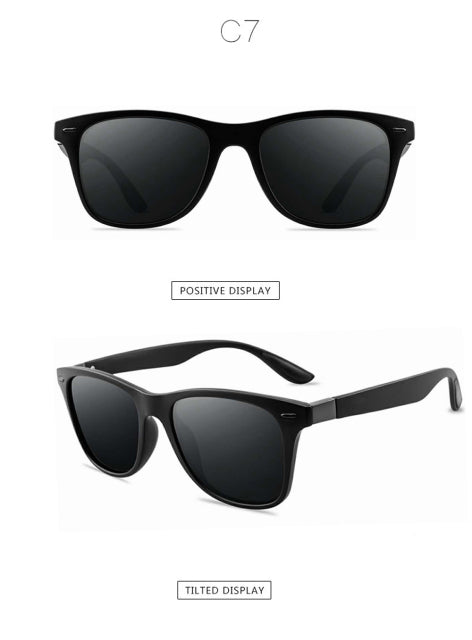 MUSELIFE Brand Design Polarized Sunglasses Men Women  Driver Shades Male Vintage Sun Glasses Men Spuare Mirror Summer UV400