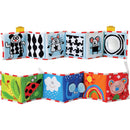 Juguetes sensoriales para recién nacidos, libro educativo para bebés, juguetes de cuna, juguetes para bebés en blanco y negro, libro de tela de animales, juguetes para bebés de 0 a 12 meses