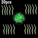 20PCS-100pcs Lifelike Red Worm Soft Lure Earthworm Summer Fishing Silicone Artificial Bait Fishy Shrimp Additive Bass Carp