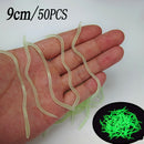 20PCS-100pcs Lifelike Red Worm Soft Lure Earthworm Summer Fishing Silicone Artificial Bait Fishy Shrimp Additive Bass Carp