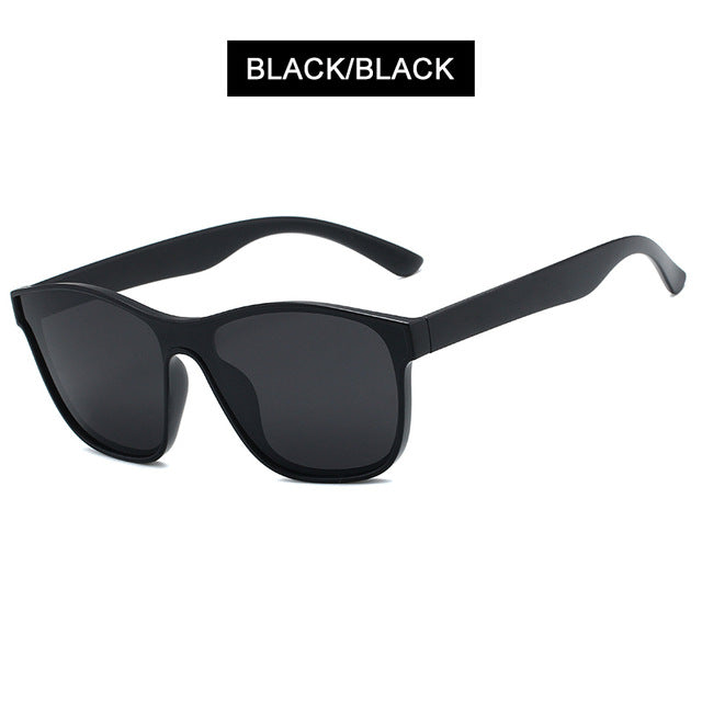 HOOBAN 2021 Neue Quadratische Polarisierte Sonnenbrille Männer Frauen Mode Quadratische Männliche Sonnenbrille Marke Design Einteilige Linse Brillen UV400