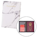 Elastic Band Leather Passport Cover RFID Blocking For Cards Travel Passport Holder Wallet Document Organizer Case Men Women