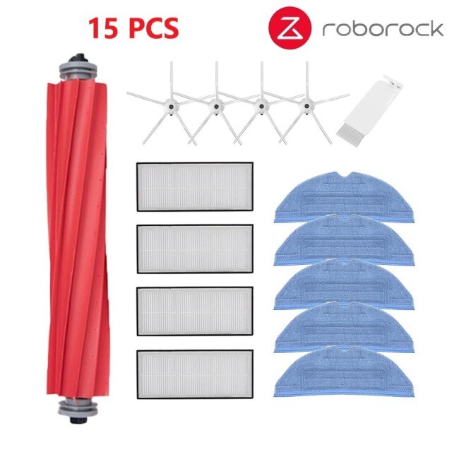 Roborock S7 S70 S7Max T7S T7S Plus cepillo principal filtro Hepa mopa almohadilla repuestos aspiradora Accesorios