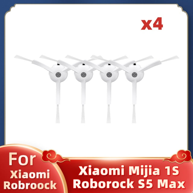 Xiaomi Mijia 1 / 1S SDJQR01RR SDJQR02RR SDJQR03RR Roborock S5 Max S6 MaxV Repuestos Cepillo lateral principal Filtro Hepa Cubierta de cepillo