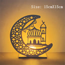 2022 LED 3D Eid Mubarak Decor Ornament Light Eid Kareem Ramadan Decor for Home Ramadan Mubarak Eid Al Adha Islamic Muslim Party