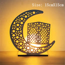 2022 LED 3D Eid Mubarak Decor Ornament Light Eid Kareem Ramadan Decor for Home Ramadan Mubarak Eid Al Adha Islamic Muslim Party