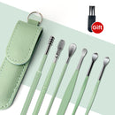 Limpiador de oídos, 6 uds., herramienta de eliminación de cera, palillos para los oídos, removedor de cera para los oídos, cureta, limpiador de oídos, cuchara para el cuidado de la salud, palillos para los oídos