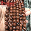 Cuentas de ágata de ónix mate pulidas, blancas y negras, naturales, cuentas redondas sueltas para fabricación de joyería, pulseras DIY de 15 ", 4, 6, 8, 10, 12mm