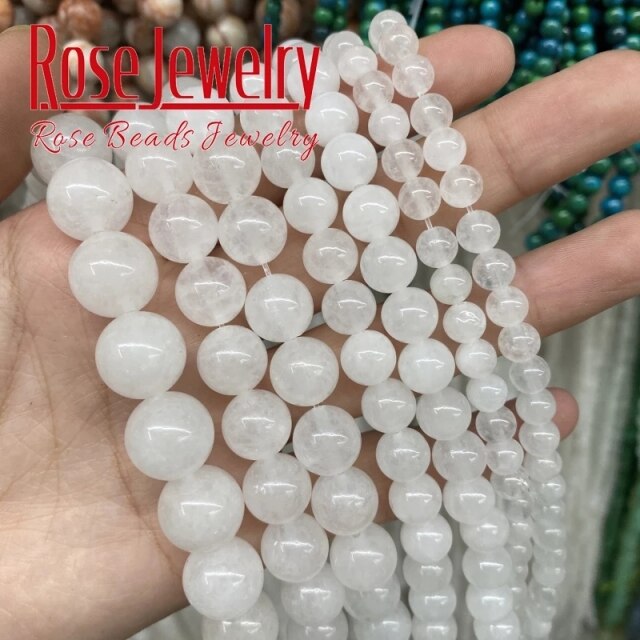 Natural White Black Dull Polished Matte Onyx Agates Beads Round Loose Beads For Jewelry Making DIY Bracelets 15&quot; 4 6 8 10 12mm