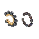 2022 New Fashion Pearl Ear Cuff Bohemia Stackable C Shaped CZ Rhinestone Small Earcuffs Clip Earrings for Women Wedding Jewelry