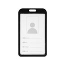 1 Pcs Aluminum Alloy Card Cover Case Bank Business Work Card Holder with ABS Retractable Badge Reel Credit ID Card Badge Bag